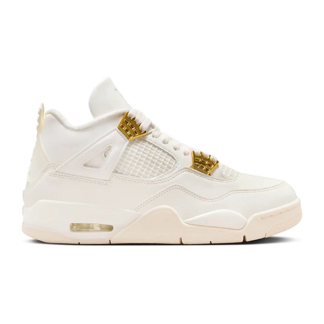 JORDAN 4 RETRO METALLIC GOLD (WOMEN'S)