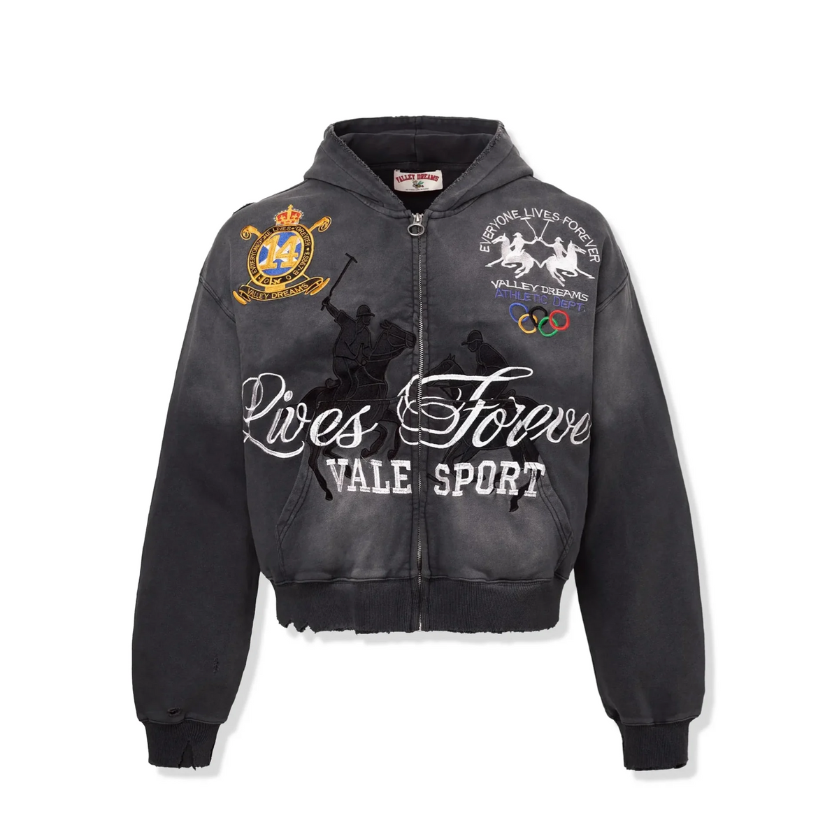 Vale Forever Valley Dreams Blackrock Zip-Up Hoodie