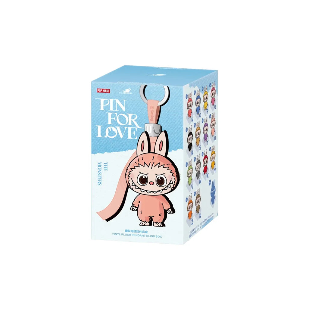 Pop Mart Labubu The Monsters Pin for Love Series Vinyl Plush Pendant (