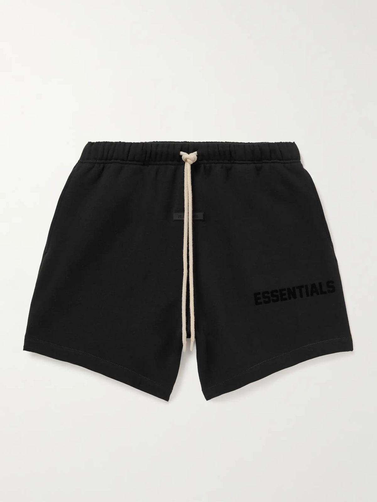 FOG Essentials Wide-Leg Logo-Appliquèd Drawstring shorts