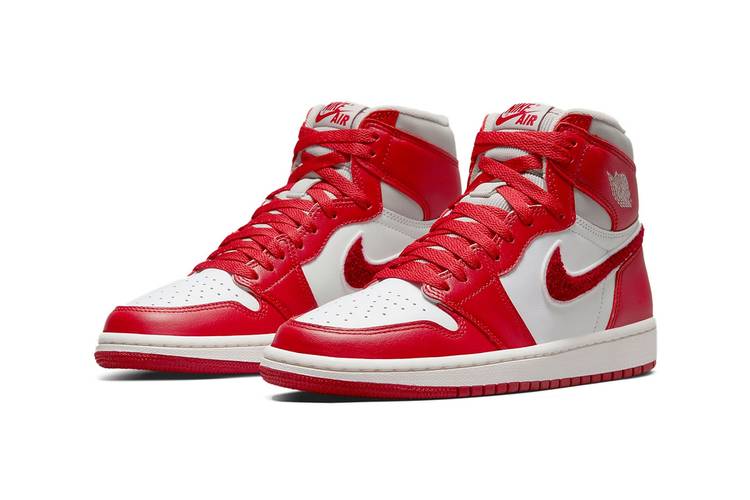 Air Jordan 1 High Retro Varsity Sail Red Womens