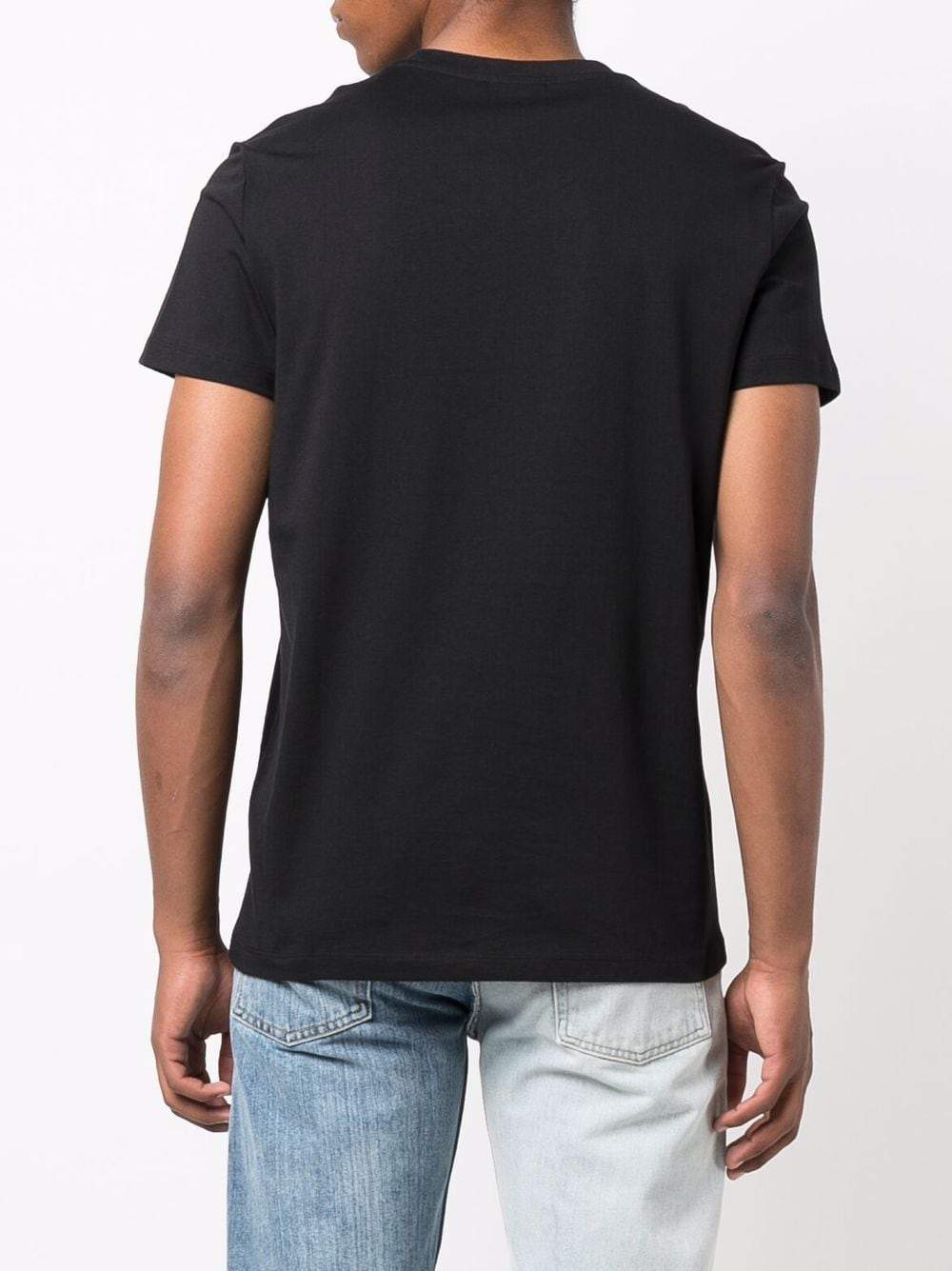 BALMAIN Logo T-Shirt Black/Blue
