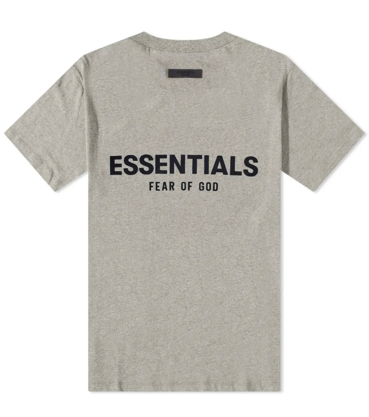 Fear Of God “Essentials” SS22 Dark Oatmeal Logo Tee