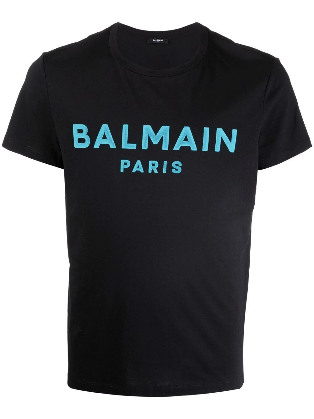 BALMAIN Logo T-Shirt Black/Blue