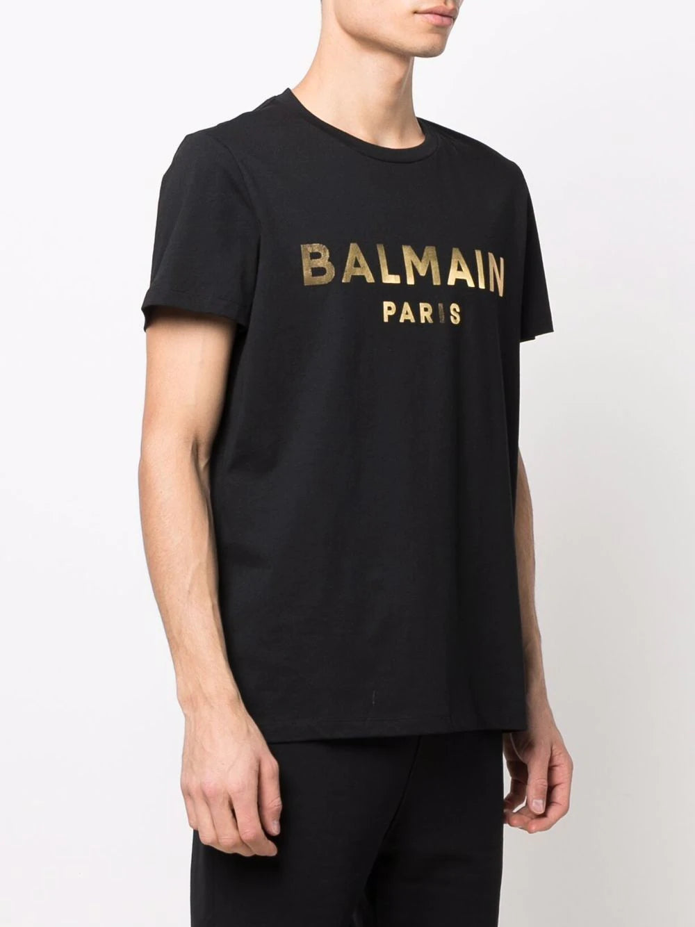 BALMAIN Logo T-Shirt Black/Gold