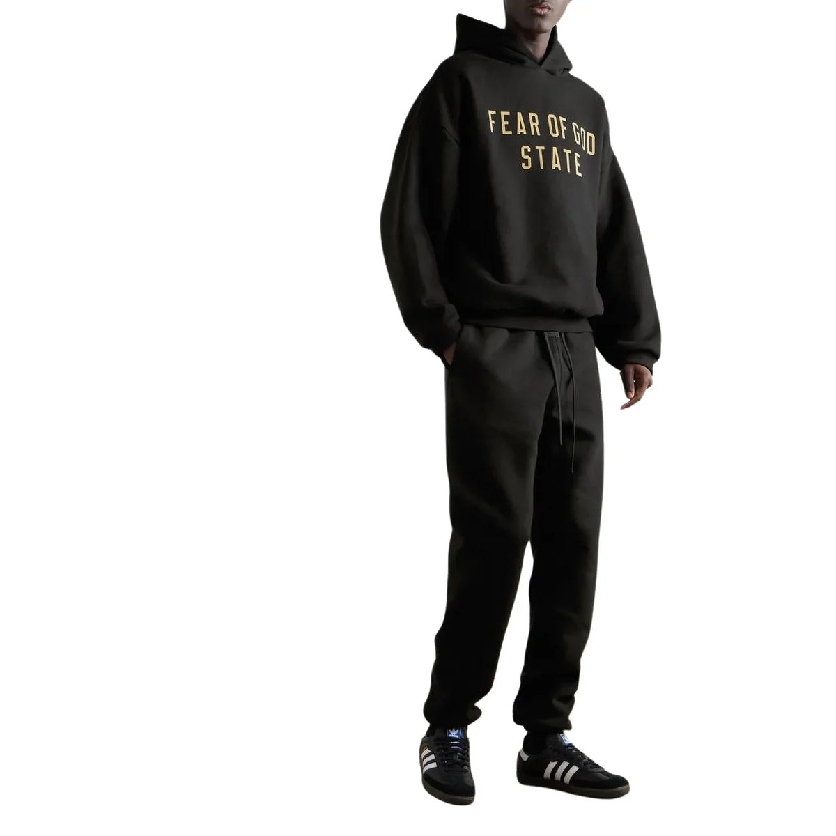 FEAR OF GOD ESSENTIALS BLACK TRACKSUIT (FW24)