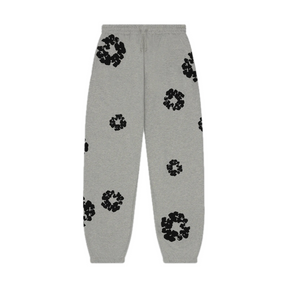 Denim Tears Men's Black Cotton Wreath Tracksuit Grey