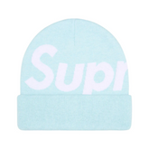 Supreme Big Logo Beanie Light Blue