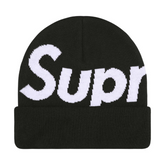 Supreme Big Logo Beanie Black