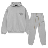 FEAR OF GOD ESSENTIALS LIGHT HEATHER GREY TRACKSUIT (FW24)