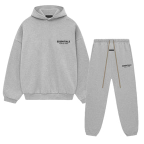 FEAR OF GOD ESSENTIALS LIGHT HEATHER GREY TRACKSUIT (FW24)