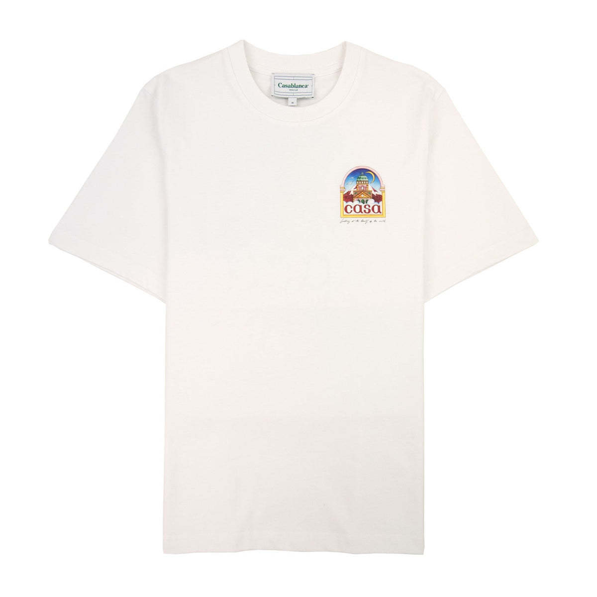 Casablanca Vue De L'Arche organic-cotton T-shirt