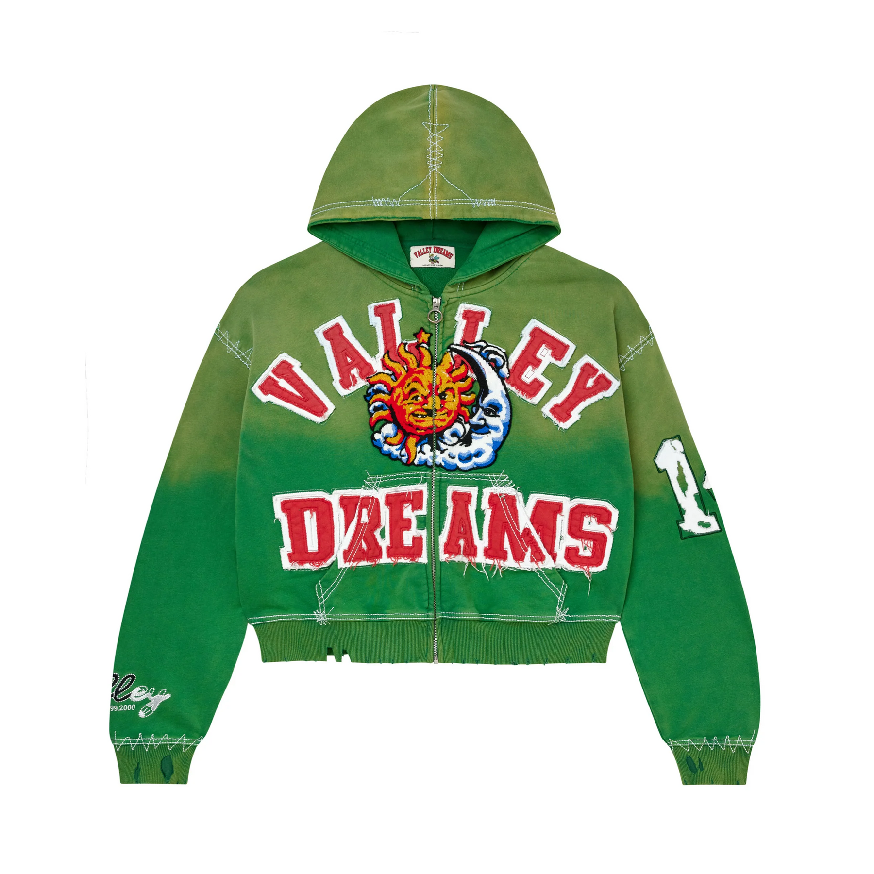 VALE FOREVER (VALLEY DREAMS) - SUNNY ZIP UP [GREEN]