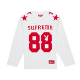 SUPREME PLAYBOY L/S FOOTBALL TOP WHITE