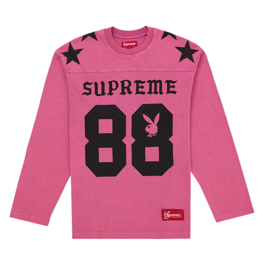 Supreme x Playboy L/S Football Top – Pink