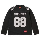 SUPREME PLAYBOY L/S FOOTBALL TOP BLACK