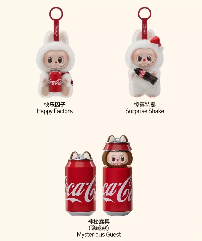 Pop Mart Labubu The Monsters Coca Cola Series Vinyl Face Single Blind Box