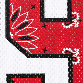 SUPREME BANDANA FOOTBALL JERSEY WHITE