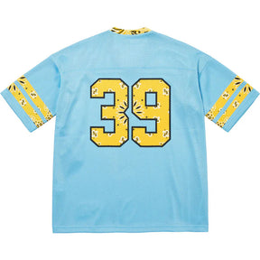 SUPREME BANDANA FOOTBALL JERSEY BLUE