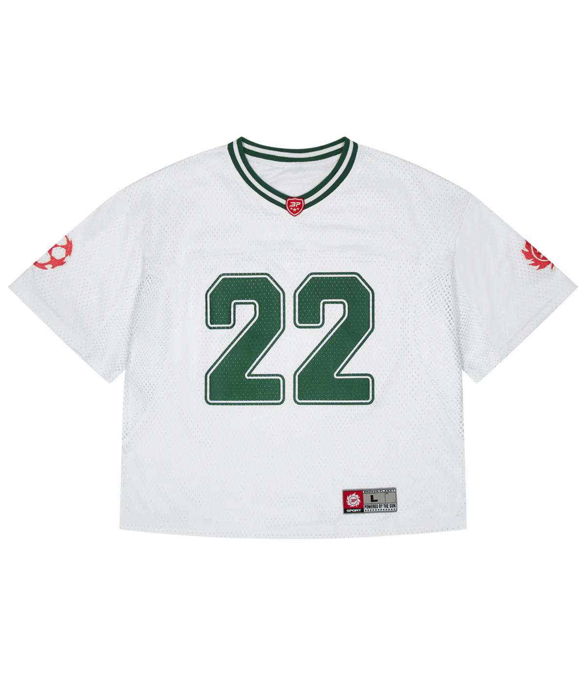 Broken Planet Football Jersey White / Green 2025