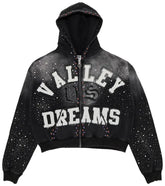 VALLEY DREAMS - VALE FOREVER CLASSICO ZIP UP 'BLACK'