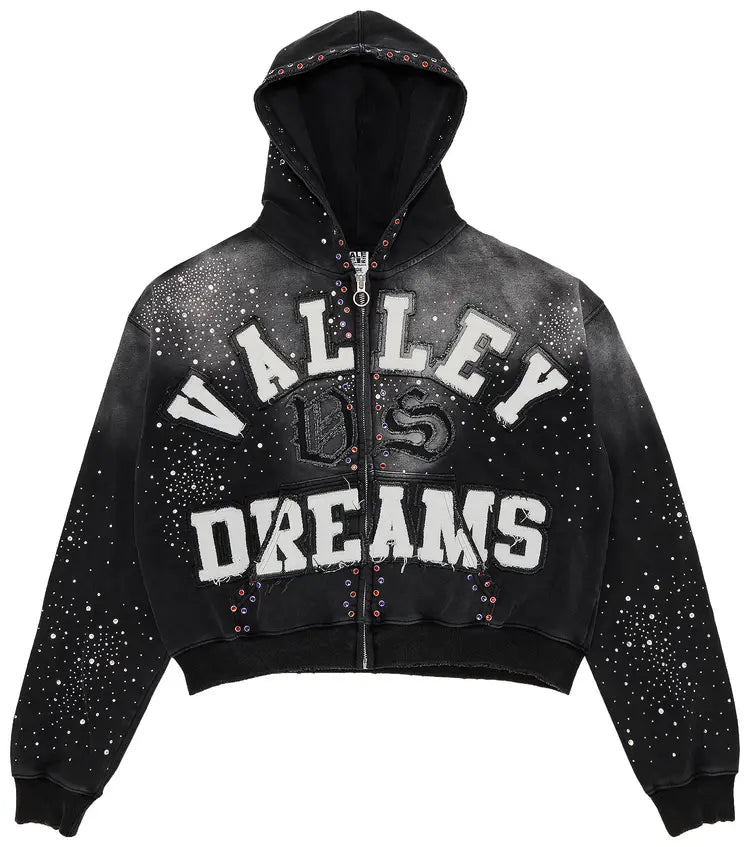 VALLEY DREAMS - VALE FOREVER CLASSICO ZIP UP 'BLACK'