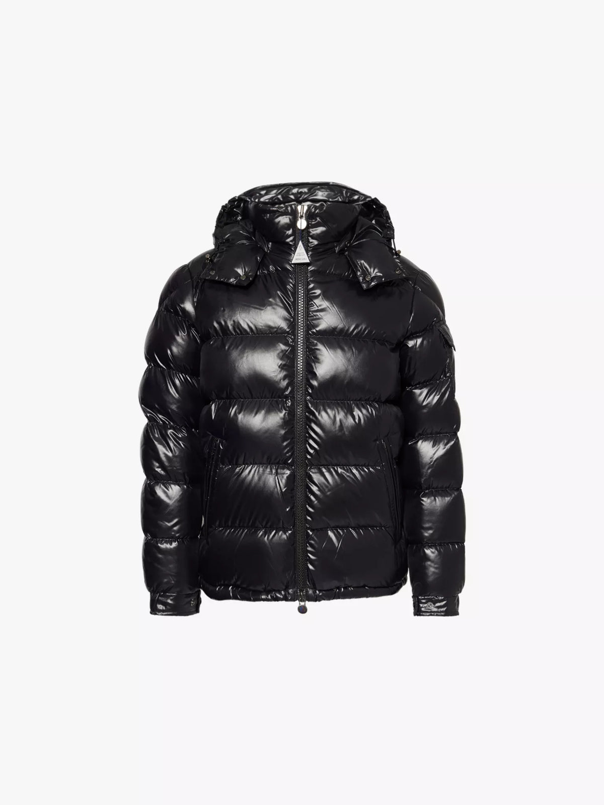 Moncler Maya logo-patch padded shell-down jacket