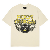 Broken Planet Foot On The Gas T-Shirt “Vanilla White”