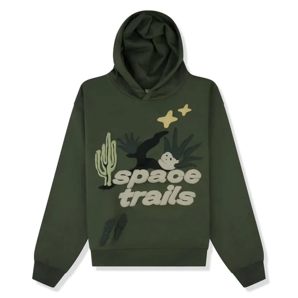 Broken Planet “Space Trails” Hoodie Agave Green