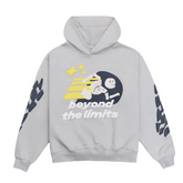 Broken Planet Beyond The Limits Hoodie Stone Grey