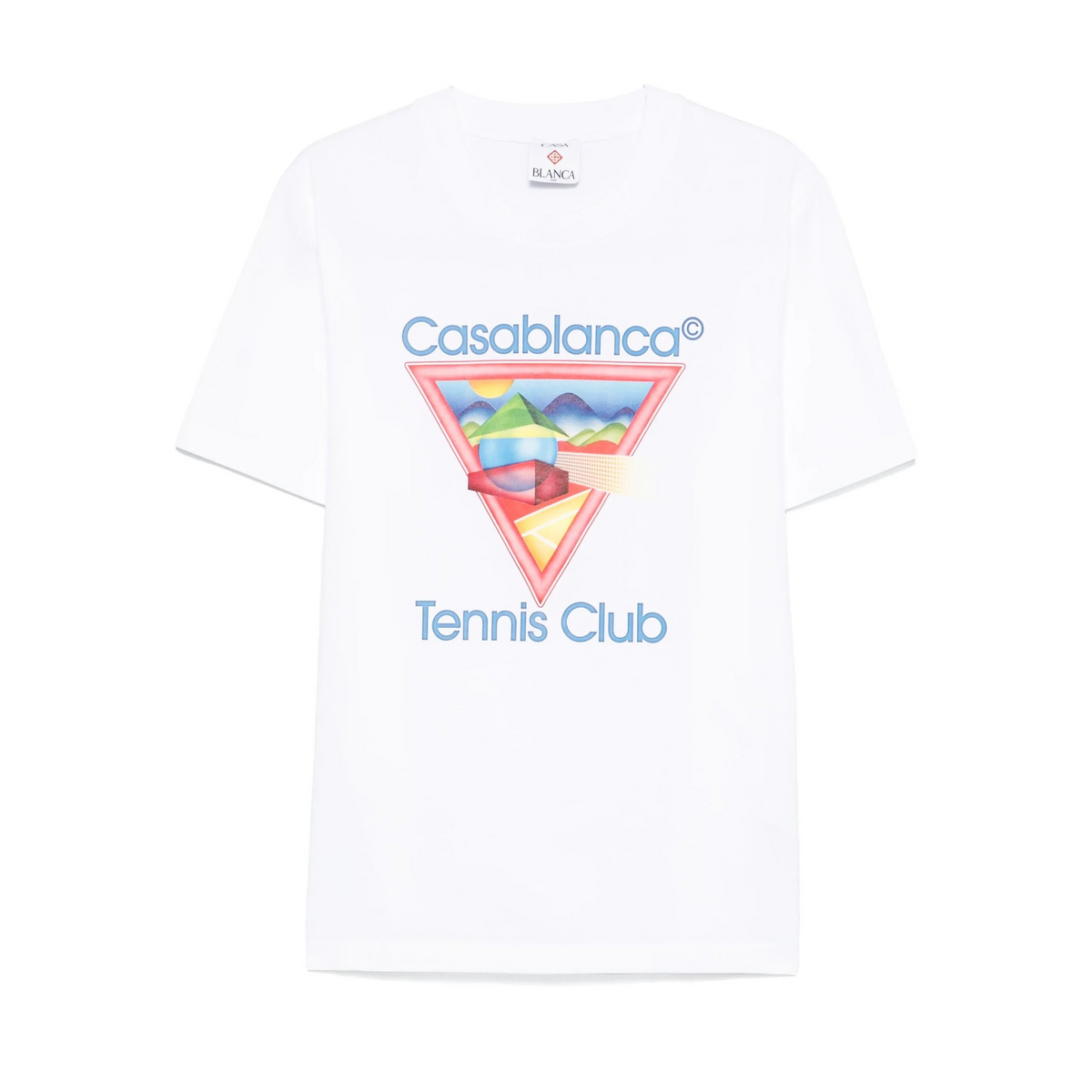 Casablanca Tennis Club Icon Printed T-shirt White