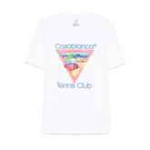 Casablanca Tennis Club Icon Printed T-shirt White