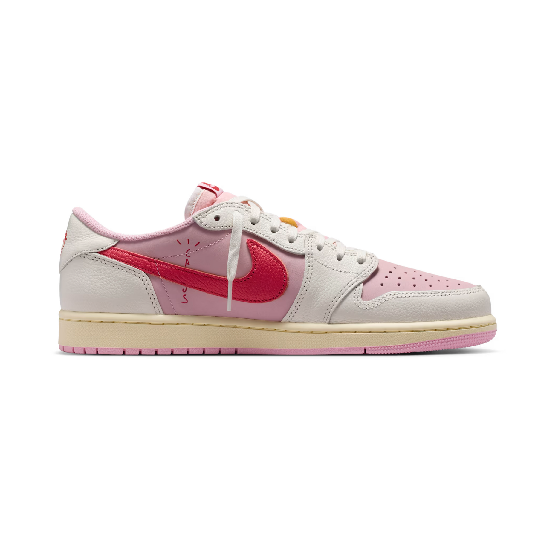 Air Jordan 1 Low x Travis Scott Shy Pink and Tropical Pink