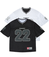 Broken Planet Reversible Mesh Jersey Snow White / Midnight Black