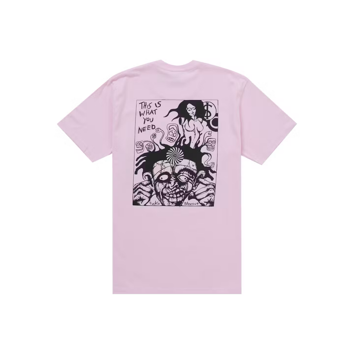 Supreme F*ckin Blowout Tee Light Pink