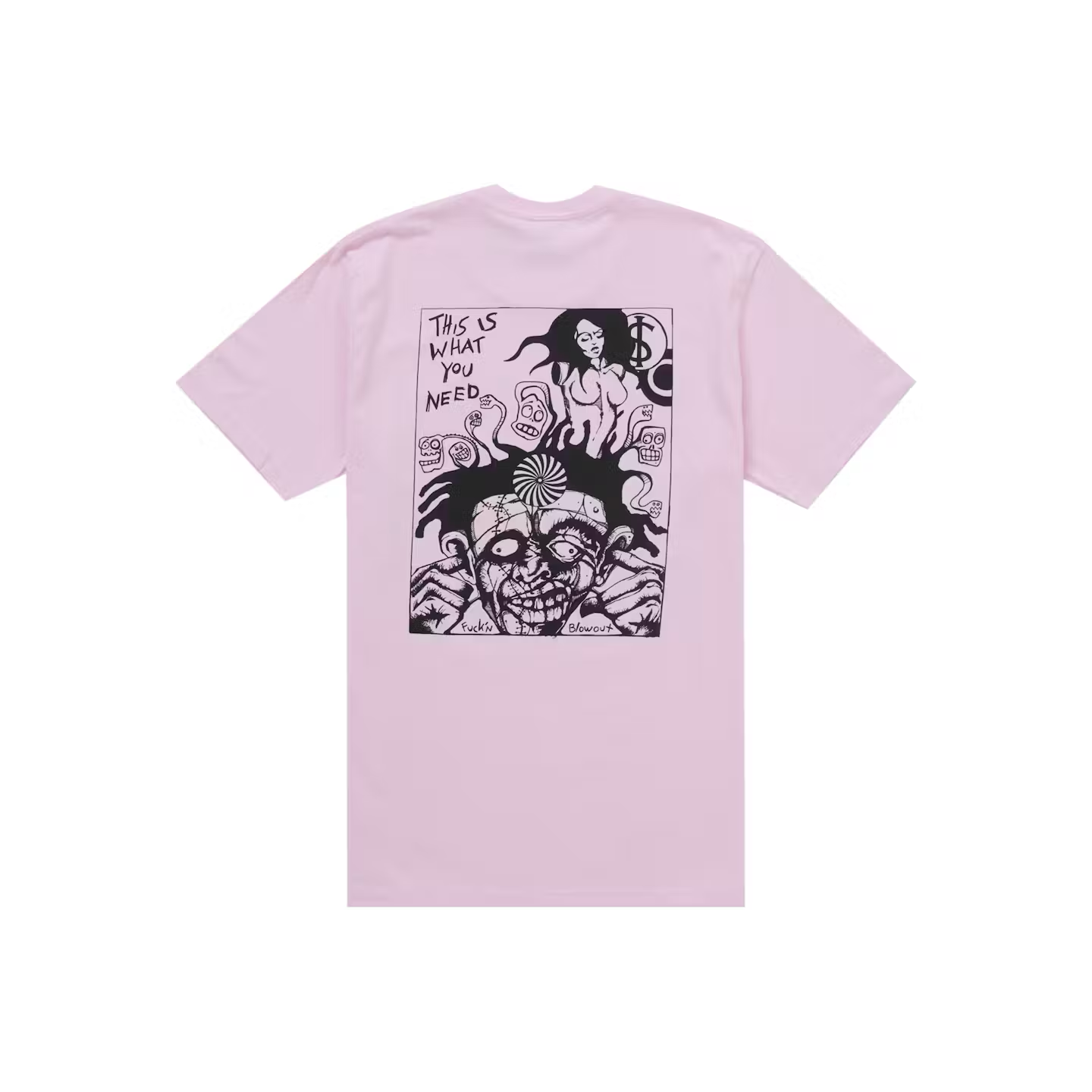 Supreme F*ckin Blowout Tee Light Pink