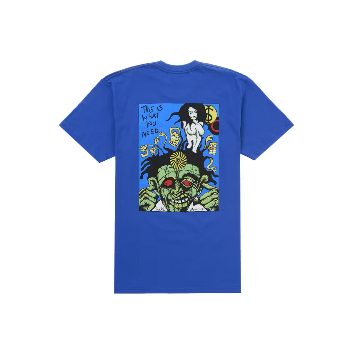 Supreme F*ckin Blowout Tee Royal Blue