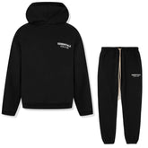 Fear Of God Essentials Fleece Black Tracksuit FW24