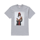 SUPREME PLAYBOI CARTI TEE HEATHER GREY