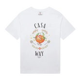 Casablanca Casa Way Orange Mascot T-shirt White
