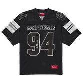Supreme Sequin Football Jersey Black