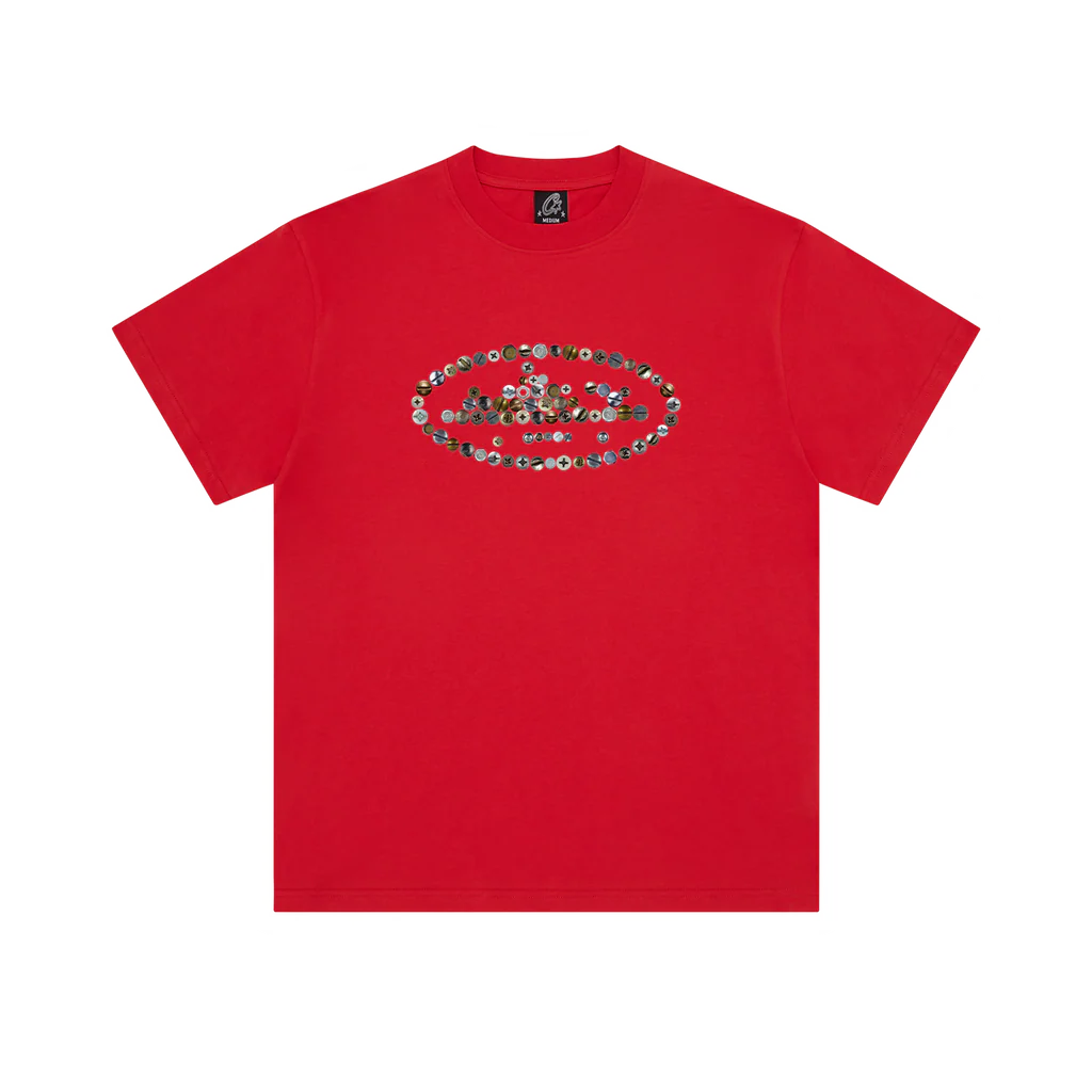Corteiz Screws Island Tee [Red]