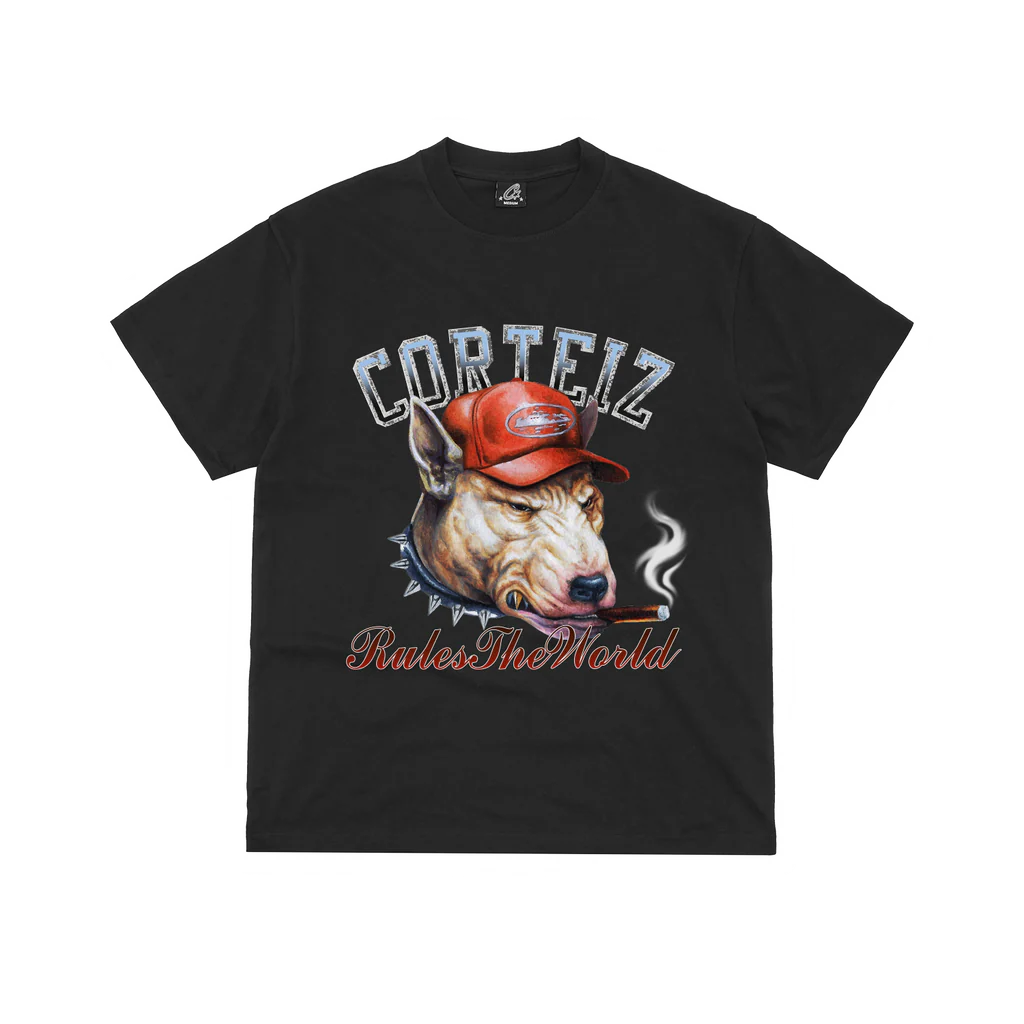 Corteiz Dog Pound Tee [Black]