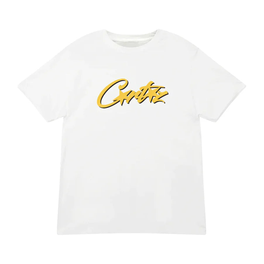 CORTEIZ SCRIPT LOGO TEE WHITE