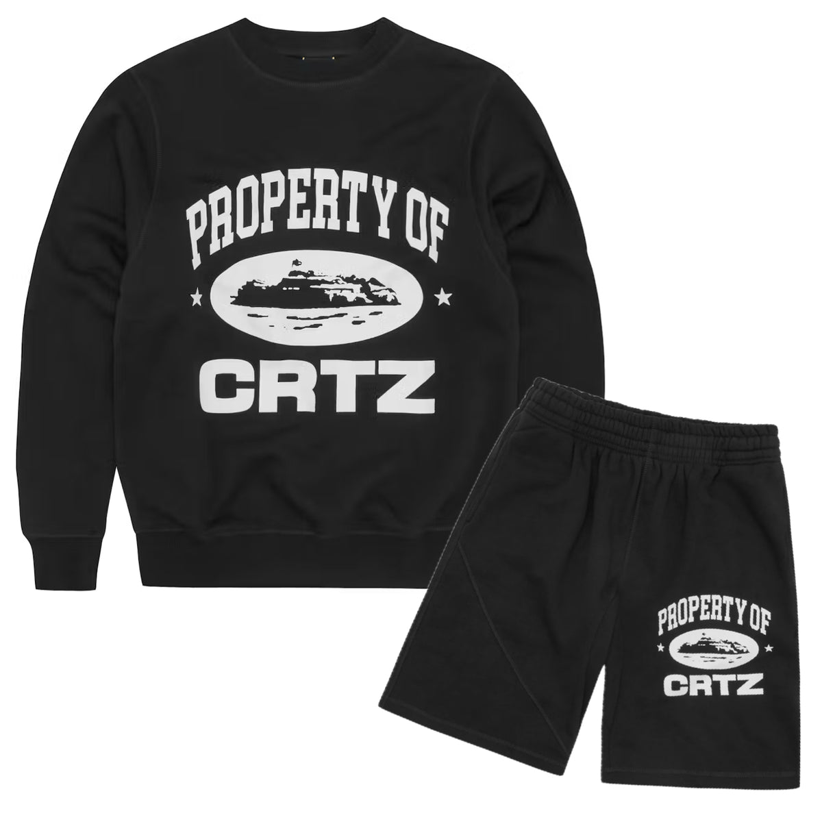 CORTEIZ RTW PROPERTY SHORT SET - BLACK