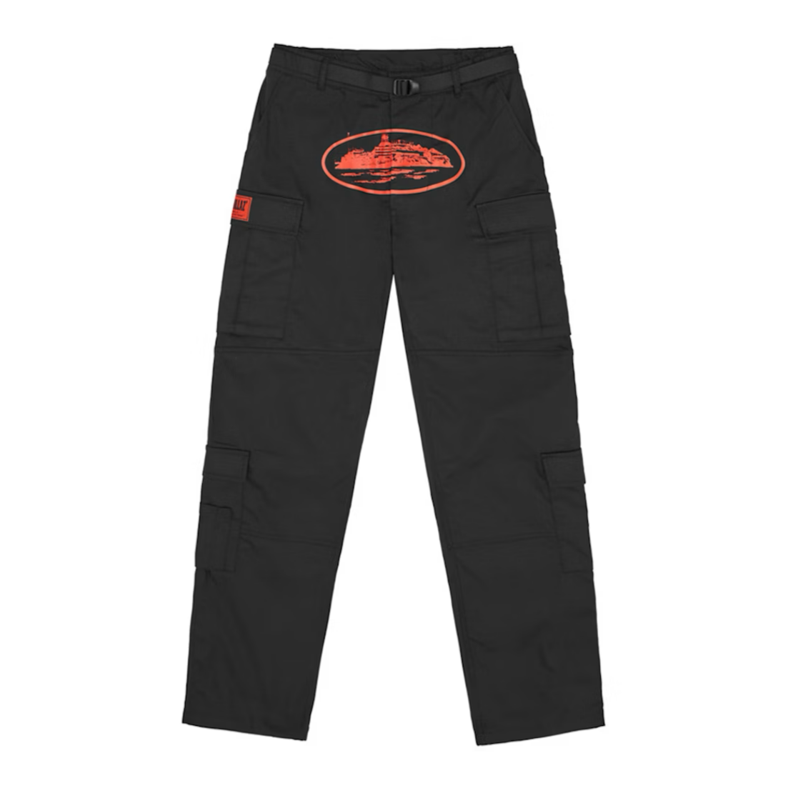 CORTEIZ GUERILLAZ CARGOS BLACK RED