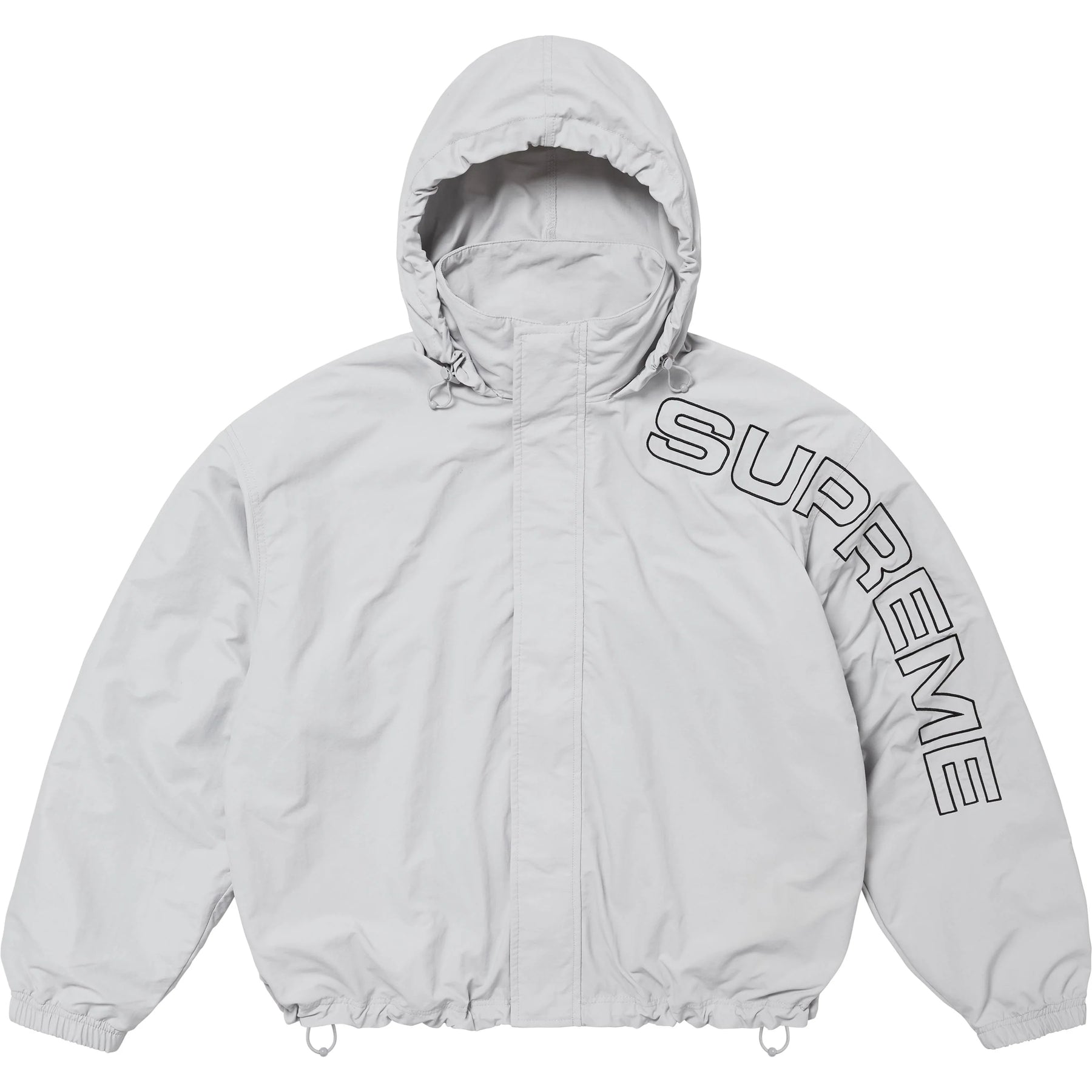 Supreme Spellout Embroidered Tracksuit Grey (FW24)