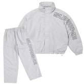 Supreme Spellout Embroidered Tracksuit Grey (FW24)