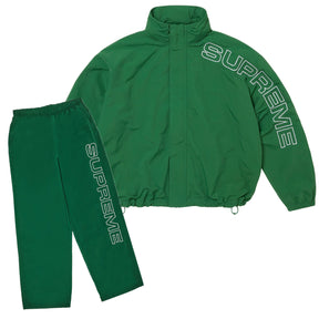 Supreme Spellout Embroidered Tracksuit Green (FW24)