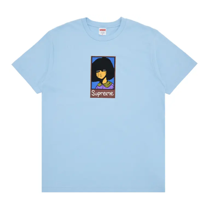 SUPREME EMO TEE ‘POWDER BLUE’